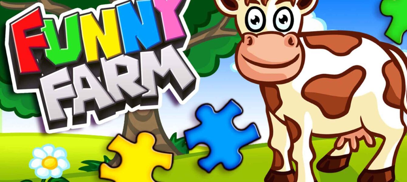 Агляд гульні Funny Farm Animal Jigsaw Puzzle