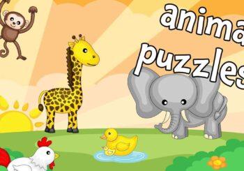 Агляд гульні Animal Puzzle - Preschool learning game